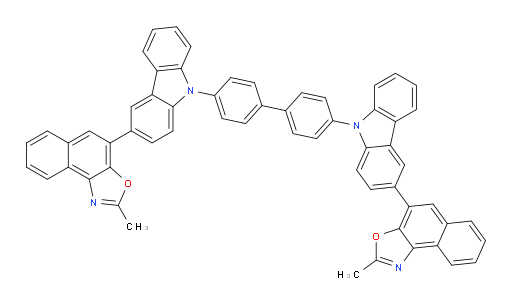 4,4'-bis(3-(2-methylnaphtho[1,2-d]oxazol-4-yl)-9H-carbazol-9-yl)-1,1'-biphenyl