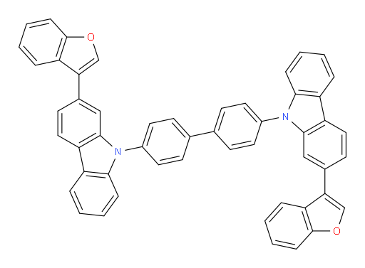 4,4'-bis(2-(benzofuran-3-yl)-9H-carbazol-9-yl)-1,1'-biphenyl