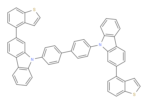 4,4'-bis(2-(benzo[b]thiophen-4-yl)-9H-carbazol-9-yl)-1,1'-biphenyl