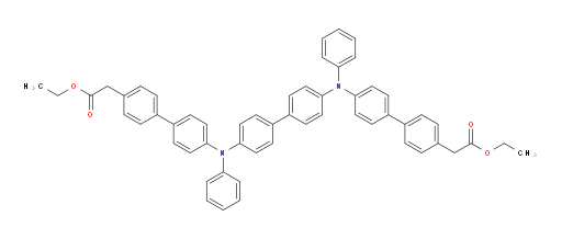 diethyl 2,2'-(([1,1'-biphenyl]-4,4'-diylbis(phenylazanediyl))bis(([1,1'-biphenyl]-4',4-diyl)))diacetate