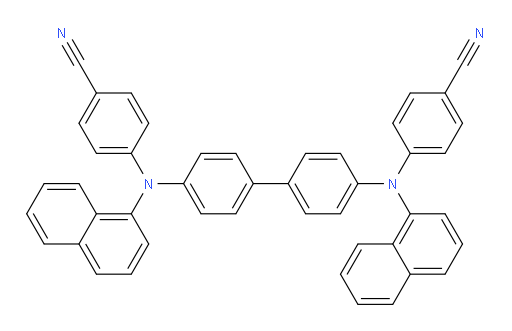 4,4'-([1,1'-biphenyl]-4,4'-diylbis(naphthalen-1-ylazanediyl))dibenzonitrile