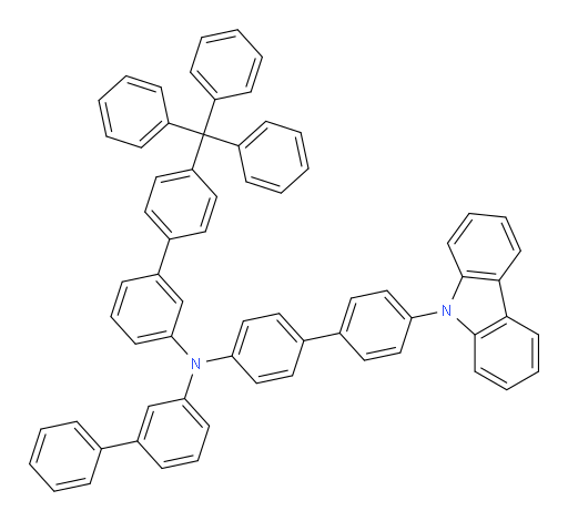N-(4'-(9H-carbazol-9-yl)-[1,1'-biphenyl]-4-yl)-N-([1,1'-biphenyl]-3-yl)-4'-trityl-[1,1'-biphenyl]-3-amine