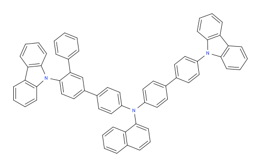 N-(4'-(9H-carbazol-9-yl)-[1,1'-biphenyl]-4-yl)-N-(4'-(9H-carbazol-9-yl)-[1,1':3',1''-terphenyl]-4-yl)naphthalen-1-amine