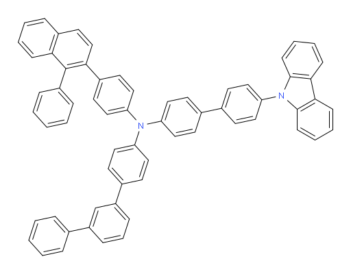 N-(4'-(9H-carbazol-9-yl)-[1,1'-biphenyl]-4-yl)-N-(4-(1-phenylnaphthalen-2-yl)phenyl)-[1,1':3',1''-terphenyl]-4-amine