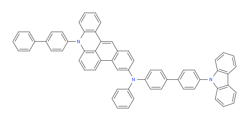 N-(4'-(9H-carbazol-9-yl)-[1,1'-biphenyl]-4-yl)-8-([1,1'-biphenyl]-4-yl)-N-phenyl-8H-naphtho[1,2,3-kl]acridin-3-amine