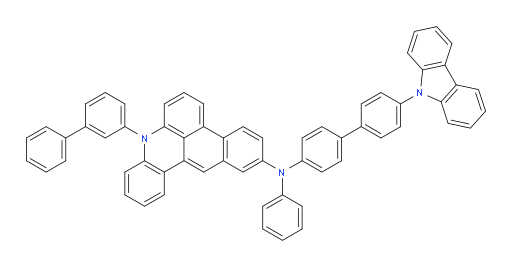 N-(4'-(9H-carbazol-9-yl)-[1,1'-biphenyl]-4-yl)-8-([1,1'-biphenyl]-3-yl)-N-phenyl-8H-naphtho[1,2,3-kl]acridin-2-amine