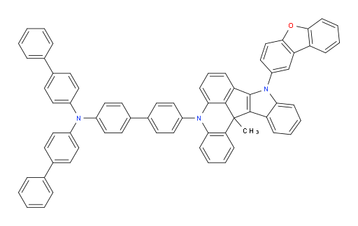 N,N-di([1,1'-biphenyl]-4-yl)-4'-(9-(dibenzo[b,d]furan-2-yl)-13c-methyl-9,13c-dihydro-5H-indolo[3',2':4,5]cyclopenta[1,2,3-kl]acridin-5-yl)-[1,1'-biphenyl]-4-amine