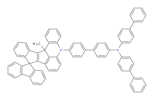 N,N-di([1,1'-biphenyl]-4-yl)-4'-(13c-methylspiro[benzo[4,5]pentaleno[1,2,3-kl]acridine-9,9'-fluorene]-5(13cH)-yl)-[1,1'-biphenyl]-4-amine