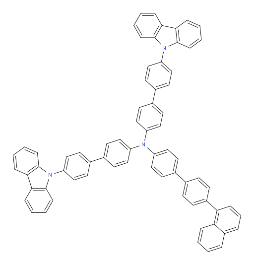 N,N-bis(4'-(9H-carbazol-9-yl)-[1,1'-biphenyl]-4-yl)-4'-(naphthalen-1-yl)-[1,1'-biphenyl]-4-amine