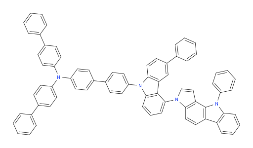 N,N-di([1,1'-biphenyl]-4-yl)-4'-(3-phenyl-5-(10-phenylpyrrolo[3,2-a]carbazol-3(10H)-yl)-9H-carbazol-9-yl)-[1,1'-biphenyl]-4-amine
