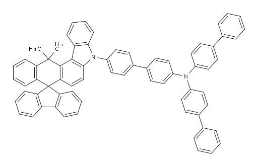 N,N-di([1,1'-biphenyl]-4-yl)-4'-(13',13'-dimethylspiro[fluorene-9,8'-naphtho[2,3-c]carbazol]-5'(13'H)-yl)-[1,1'-biphenyl]-4-amine