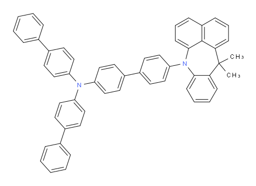 N,N-di([1,1'-biphenyl]-4-yl)-4'-(12,12-dimethylbenzo[f]naphtho[1,8-bc]azepin-7(12H)-yl)-[1,1'-biphenyl]-4-amine