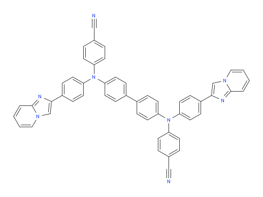 4,4'-([1,1'-biphenyl]-4,4'-diylbis((4-(imidazo[1,2-a]pyridin-2-yl)phenyl)azanediyl))dibenzonitrile