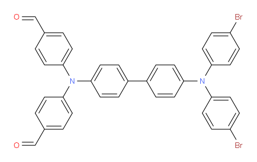 4,4'-((4'-(bis(4-bromophenyl)amino)-[1,1'-biphenyl]-4-yl)azanediyl)dibenzaldehyde