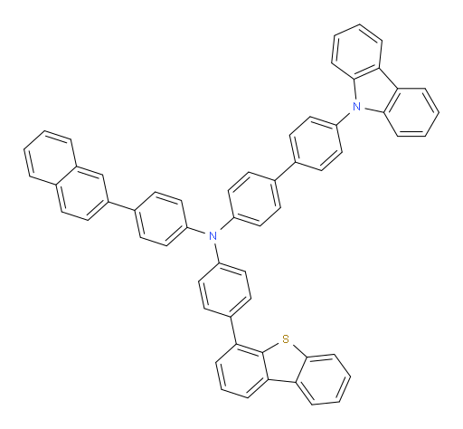 4'-(9H-carbazol-9-yl)-N-(4-(dibenzo[b,d]thiophen-4-yl)phenyl)-N-(4-(naphthalen-2-yl)phenyl)-[1,1'-biphenyl]-4-amine