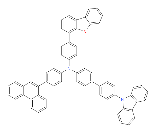 4'-(9H-carbazol-9-yl)-N-(4-(dibenzo[b,d]furan-4-yl)phenyl)-N-(4-(phenanthren-9-yl)phenyl)-[1,1'-biphenyl]-4-amine