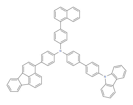 4'-(9H-carbazol-9-yl)-N-(4-(fluoranthen-3-yl)phenyl)-N-(4-(naphthalen-1-yl)phenyl)-[1,1'-biphenyl]-4-amine