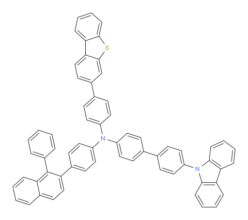 4'-(9H-carbazol-9-yl)-N-(4-(dibenzo[b,d]thiophen-3-yl)phenyl)-N-(4-(1-phenylnaphthalen-2-yl)phenyl)-[1,1'-biphenyl]-4-amine