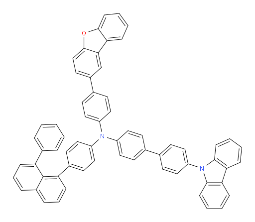 4'-(9H-carbazol-9-yl)-N-(4-(dibenzo[b,d]furan-2-yl)phenyl)-N-(4-(8-phenylnaphthalen-1-yl)phenyl)-[1,1'-biphenyl]-4-amine