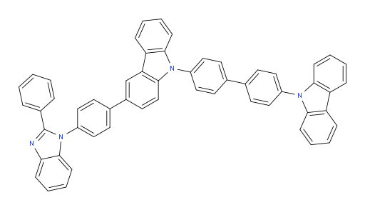 9-(4'-(9H-carbazol-9-yl)-[1,1'-biphenyl]-4-yl)-3-(4-(2-phenyl-1H-benzo[d]imidazol-1-yl)phenyl)-9H-carbazole