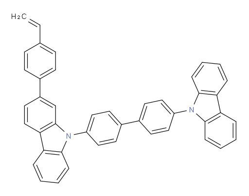 9-(4'-(9H-carbazol-9-yl)-[1,1'-biphenyl]-4-yl)-2-(4-vinylphenyl)-9H-carbazole
