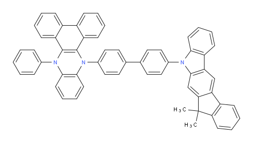 9-(4'-(7,7-dimethylindeno[2,1-b]carbazol-5(7H)-yl)-[1,1'-biphenyl]-4-yl)-14-phenyl-9,14-dihydrodibenzo[a,c]phenazine