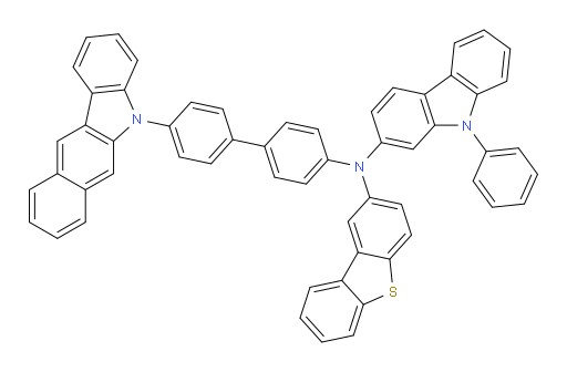 N-(4'-(5H-benzo[b]carbazol-5-yl)-[1,1'-biphenyl]-4-yl)-N-(dibenzo[b,d]thiophen-2-yl)-9-phenyl-9H-carbazol-2-amine