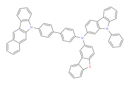 N-(4'-(5H-benzo[b]carbazol-5-yl)-[1,1'-biphenyl]-4-yl)-N-(dibenzo[b,d]furan-2-yl)-9-phenyl-9H-carbazol-2-amine