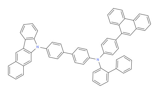 N-(4'-(5H-benzo[b]carbazol-5-yl)-[1,1'-biphenyl]-4-yl)-N-(4-(phenanthren-9-yl)phenyl)-[1,1'-biphenyl]-2-amine