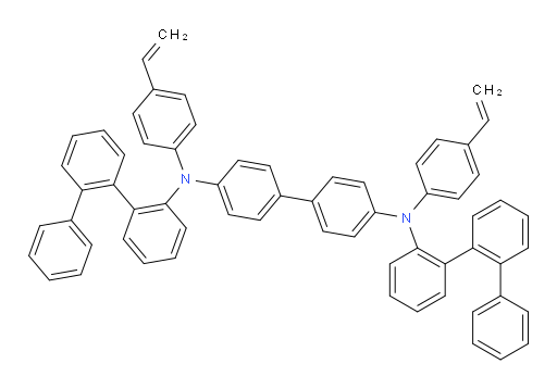 N4,N4'-di([1,1':2',1''-terphenyl]-2-yl)-N4,N4'-bis(4-vinylphenyl)-[1,1'-biphenyl]-4,4'-diamine