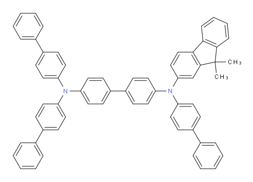 N4,N4,N4'-tri([1,1'-biphenyl]-4-yl)-N4'-(9,9-dimethyl-9H-fluoren-2-yl)-[1,1'-biphenyl]-4,4'-diamine