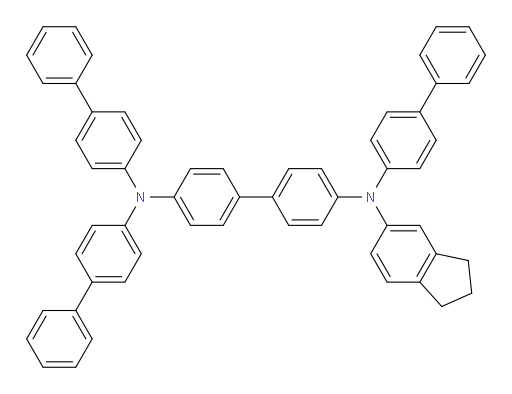 N4,N4,N4'-tri([1,1'-biphenyl]-4-yl)-N4'-(2,3-dihydro-1H-inden-5-yl)-[1,1'-biphenyl]-4,4'-diamine