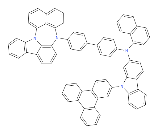N-(4'-(4H-naphtho[1',8':5,6,7][1,4]diazepino[3,2,1-jk]carbazol-4-yl)-[1,1'-biphenyl]-4-yl)-N-(naphthalen-1-yl)-9-(triphenylen-2-yl)-9H-carbazol-2-amine