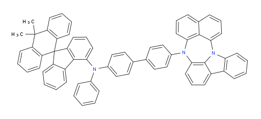N-(4'-(4H-naphtho[1',8':5,6,7][1,4]diazepino[3,2,1-jk]carbazol-4-yl)-[1,1'-biphenyl]-4-yl)-10,10-dimethyl-N-phenyl-10H-spiro[anthracene-9,9'-fluoren]-4'-amine