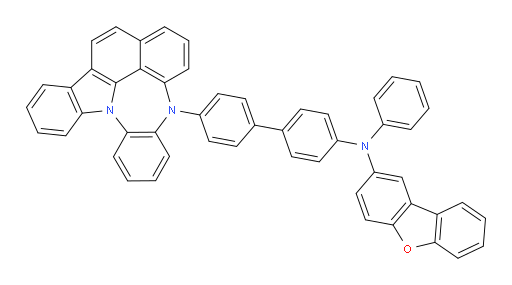 N-(4'-(4H-4,8b-diazaindeno[1,2,3-gh]pleiaden-4-yl)-[1,1'-biphenyl]-4-yl)-N-phenyldibenzo[b,d]furan-2-amine