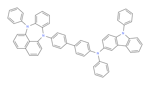 N,9-diphenyl-N-(4'-(12-phenylbenzo[b]naphtho[1,8-ef][1,4]diazepin-7(12H)-yl)-[1,1'-biphenyl]-4-yl)-9H-carbazol-3-amine