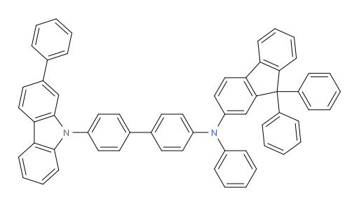 N,9,9-triphenyl-N-(4'-(2-phenyl-9H-carbazol-9-yl)-[1,1'-biphenyl]-4-yl)-9H-fluoren-2-amine