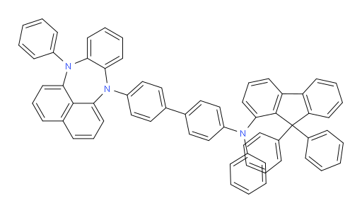 N,9,9-triphenyl-N-(4'-(12-phenylbenzo[b]naphtho[1,8-ef][1,4]diazepin-7(12H)-yl)-[1,1'-biphenyl]-4-yl)-9H-fluoren-1-amine