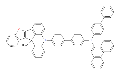 N-([1,1'-biphenyl]-4-yl)-N-(4'-(13c-methylbenzofuro[3',2':4,5]cyclopenta[1,2,3-kl]acridin-5(13cH)-yl)-[1,1'-biphenyl]-4-yl)phenanthren-9-amine