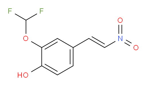 (E)-2-(difluoromethoxy)-4-(2-nitrovinyl)phenol