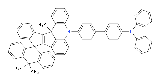 5'-(4'-(9H-carbazol-9-yl)-[1,1'-biphenyl]-4-yl)-10,10,13c'-trimethyl-5',13c'-dihydro-10H-spiro[anthracene-9,9'-benzo[4,5]pentaleno[1,2,3-kl]acridine]