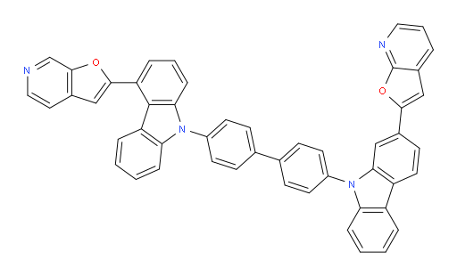 2-(9-(4'-(2-(furo[2,3-b]pyridin-2-yl)-9H-carbazol-9-yl)-[1,1'-biphenyl]-4-yl)-9H-carbazol-4-yl)furo[2,3-c]pyridine