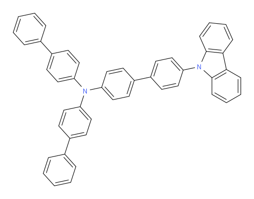 N,N-di([1,1'-biphenyl]-4-yl)-4'-(9H-carbazol-9-yl)-[1,1'-biphenyl]-4-amine