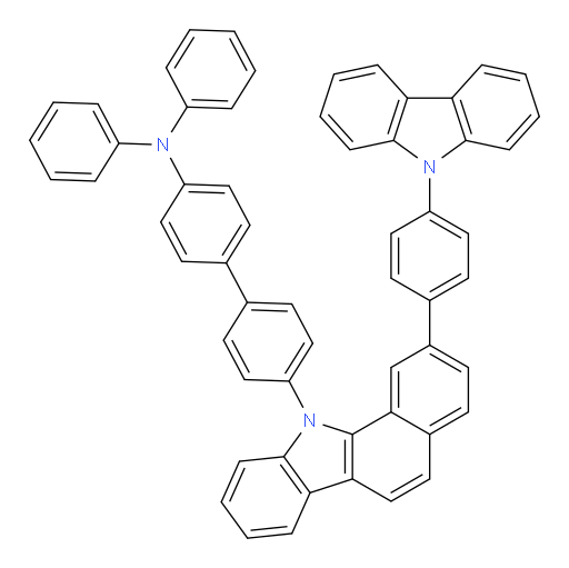 4'-(2-(4-(9H-carbazol-9-yl)phenyl)-11H-benzo[a]carbazol-11-yl)-N,N-diphenyl-[1,1'-biphenyl]-4-amine