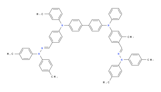 N4-(4-((E)-(2,2-di-p-tolylhydrazono)methyl)-3-methylphenyl)-N4'-(4-((E)-(2,2-di-p-tolylhydrazono)methyl)phenyl)-N4-phenyl-N4'-(m-tolyl)-[1,1'-biphenyl]-4,4'-diamine