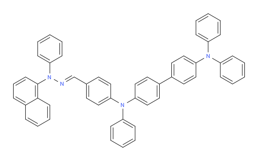 (E)-N4-(4-((2-(naphthalen-1-yl)-2-phenylhydrazono)methyl)phenyl)-N4,N4',N4'-triphenyl-[1,1'-biphenyl]-4,4'-diamine