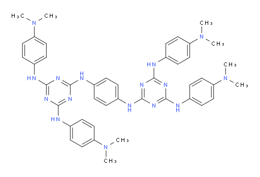 N2,N2'-(1,4-phenylene)bis(N4,N6-bis(4-(dimethylamino)phenyl)-1,3,5-triazine-2,4,6-triamine)