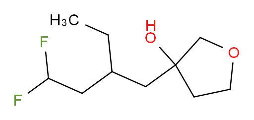 3-(2-ethyl-4,4-difluorobutyl)tetrahydrofuran-3-ol