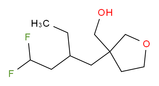 (3-(2-ethyl-4,4-difluorobutyl)tetrahydrofuran-3-yl)methanol