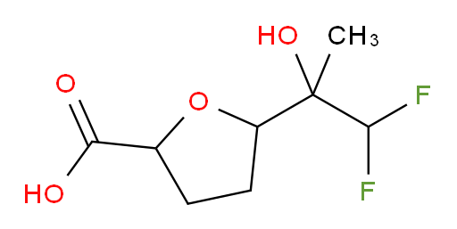 5-(1,1-difluoro-2-hydroxypropan-2-yl)tetrahydrofuran-2-carboxylic acid